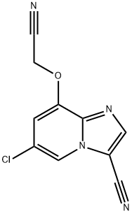 6-chloro-8-(cyanomethoxy)imidazo[1,2-a]pyridine-3-carbonitrile Structure