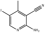 2-Amino-5-iodo-4-methylpyridine-3-carbonitrile Structure