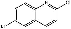 6-Бром-2-хлорхинолин структурированное изображение