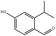 Benzaldehyde, 4-hydroxy-2-(1-methylethyl)- (9CI) Structure