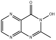 3-Hydroxy-2-methyl-4(3H)-pteridinone Structure