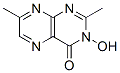3-하이드록시-2,7-디메틸-4(3H)-프테리디논 구조식 이미지