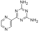 1,3,5-Triazine-2,4-diamine, 6-(2-pyrazinyl)- (9CI) Structure