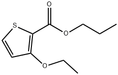 2-Thiophenecarboxylicacid,3-ethoxy-,propylester(9CI) Structure