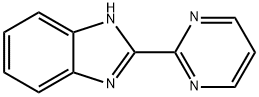 1H-벤즈이미다졸,2-(2-피리미디닐)-(9CI) 구조식 이미지