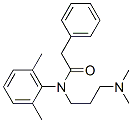 N-[3-(디메틸아미노)프로필]-2',6'-디메틸-2-페닐아세트아닐리드 구조식 이미지