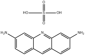 3,6-디아미노아크리딘 헤미황산염 구조식 이미지