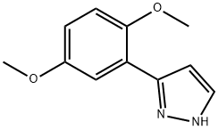 3-(2,5-DIMETHOXYPHENYL)-1H-PYRAZOLE Structure