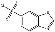 1,3-BENZOTHIAZOLE-6-SULFONYL CHLORIDE 구조식 이미지