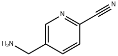 2-Pyridinecarbonitrile,5-(aminomethyl)-(9CI) Structure