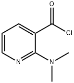 3-Pyridinecarbonyl chloride, 2-(dimethylamino)- (9CI) Structure