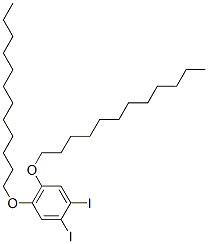 1,2-DIIODO-4,5-(DIDODECYLOXY)벤젠 구조식 이미지