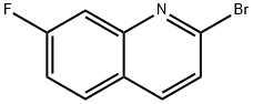 2-BROMO-7-FLUOROQUINOLINE Structure