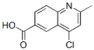 4-클로로-2-메틸퀴놀린-6-카복실산 구조식 이미지