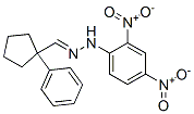 1-페닐시클로펜탄카르브알데히드2,4-디니트로페닐히드라존 구조식 이미지