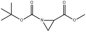 (rac)-아지리딘-1,2-디카르복실산1-tert부틸에스테르2-메틸에스테르 구조식 이미지
