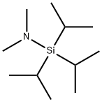 (DIMETHYLAMINO)TRIISOPROPYLSILANE  96 구조식 이미지