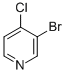 3-BROMO-4-CHLOROPYRIDINE HCL 구조식 이미지