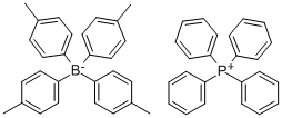 TETRAKIS(4-METHYLPHENYL)BORANE-TETRAPHENYLPHOSPHINE COMPLEX 구조식 이미지