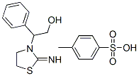 3-(2-hydroxy-1-phenylethyl)-2-iminothiazolidine toluene-p-sulphonate Structure