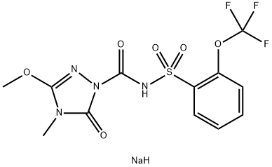 Flucarbazone sodium Structure
