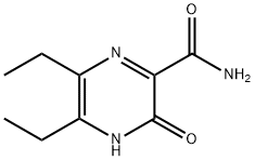 5,6-diethyl-3-hydroxypyrazine-2-carboxaMide Structure