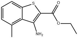 Ethyl 3-amino-4-methylbenzo[b]thiophene-2-carboxylate Structure