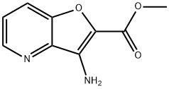 푸로[3,2-b]피리딘-2-카르복실산,3-아미노-,메틸에스테르(9CI) 구조식 이미지