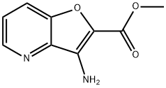 Furo[3,2-b]pyridine-2-carboxylicacid,3-amino-,methylester(9CI) Structure