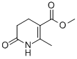 메틸1,4,5,6-테트라히드로-2-메틸-6-옥소피리딘-3-카르복실레이트 구조식 이미지