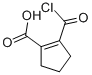 1-시클로펜텐-1-카르복실산,2-(클로로카르보닐)-(9CI) 구조식 이미지