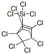 trichloro(1,4,5,6,7,7-hexachloro-5-norbornen-2-yl)silane Structure