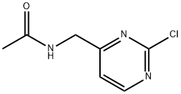 아세트아미드,N-[(2-클로로-4-피리미디닐)메틸]- 구조식 이미지