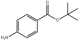 tert-Butyl 4-aminobenzoate 구조식 이미지