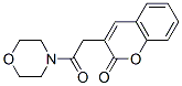 3-[(Morpholinocarbonyl)methyl]coumarin Structure