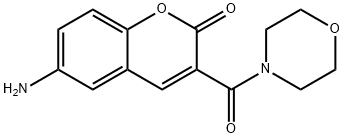 6-Amino-3-(morpholinocarbonyl)coumarin Structure