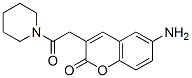 6-아미노-3-[(피페리디노카르보닐)메틸]쿠마린 구조식 이미지
