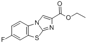 7-FLUOROIMIDAZO[2,1-B]BENZOTHIAZOLE-2-CARBOXYLIC ACID ETHYL ESTER Structure