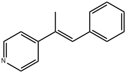 4-(1-메틸-2-페닐비닐)피리딘 구조식 이미지