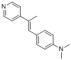 DIMETHYL(4-[(1E)-2-PYRIDIN-4-YLPROP-1-EN-1-YL]PHENYL)AMINE 구조식 이미지