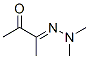 2,3-Butanedione, mono(dimethylhydrazone), (E)- (9CI) Structure