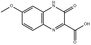 6-메톡시-3-옥소-3,4-디히드로퀴녹살린-2-카르복실산 구조식 이미지