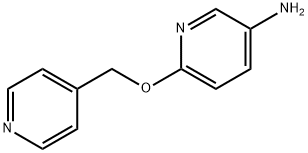 6-(피리딘-4-일메톡시)-피리딘-3-일아민 구조식 이미지