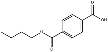 1,4-Benzenedicarboxylic acid hydrogen 1-butyl ester Structure