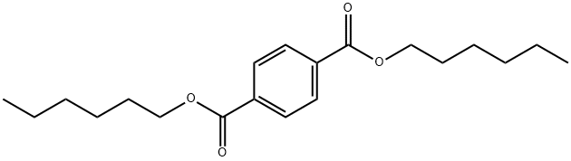 1,4-Benzenedicarboxylic acid dihexyl ester Structure