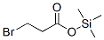 3-Bromopropionic acid trimethylsilyl ester Structure