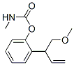 2-[1-(Methoxymethyl)-2-propenyl]phenol N-methylcarbamate Structure