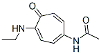 N-[4-(에틸아미노)-5-옥소-1,3,6-시클로헵타트리엔-1-일]아세트아미드 구조식 이미지