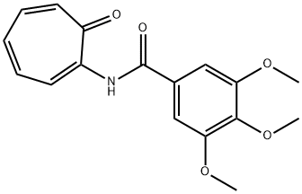 N-(7-Oxo-1,3,5-cycloheptatrien-1-yl)-3,4,5-trimethoxybenzamide Structure