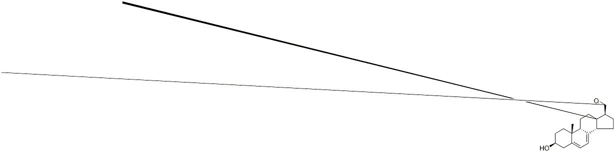 (3β,9β,10α)-3-Hydroxy-pregna-5,7-dien-20-one 구조식 이미지